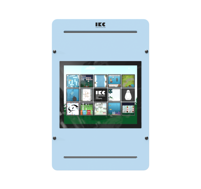 Op deze afbeelding staat een interactief speelsysteem Delta 17 inch Arctic