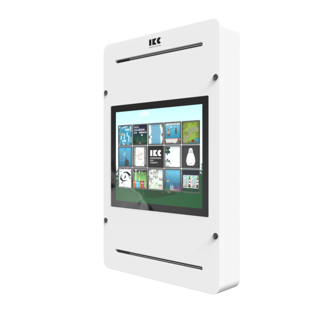 Op deze afbeelding staat een interactief speelsysteem Delta 17 inch white