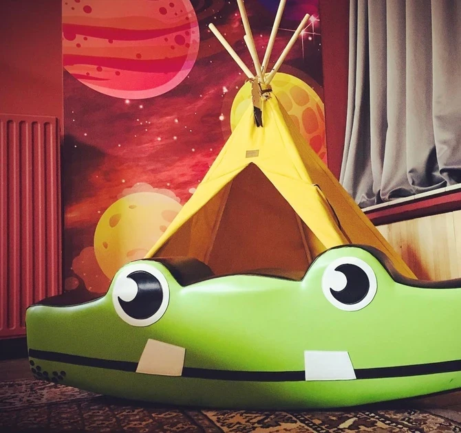 IKC De Berken Sfeercafe Maldegem ruimte thema speelhoek in cafe