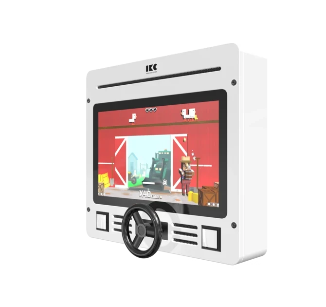 Interactief speelsysteem met stuurtje voor een extra beleving