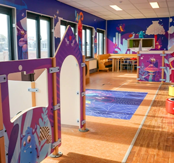 IKC speelruimte voor kinderen bij kinderdagverblijf 't Parelbosch in Eindhoven