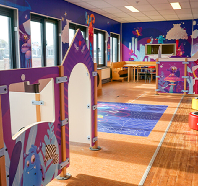 IKC speelruimte voor kinderen bij kinderdagverblijf 't Parelbosch in Eindhoven