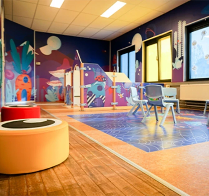 IKC speelruimte voor kinderen bij kinderdagverblijf 't Parelbosch in Eindhoven