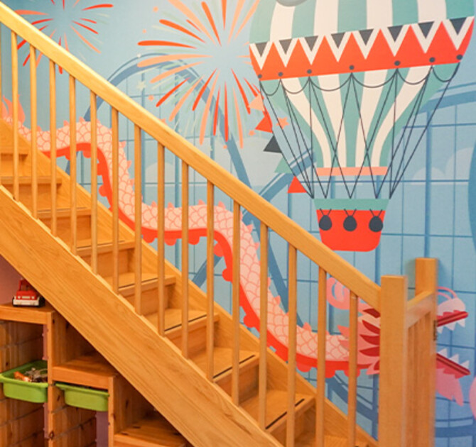 IKC inrichting speelhoek voor kinderen bij kinderopvang Parelbosch in Eindhoven