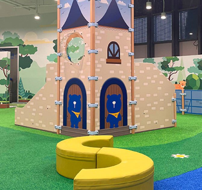 IKC grote speelruimte kinderhoek bij groothandel METRO China in Yanjiao