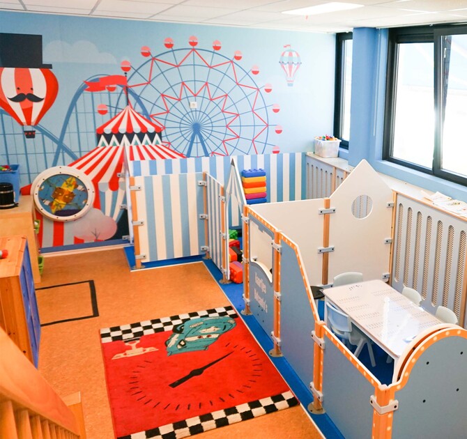 IKC inrichting speelhoek voor kinderen bij kinderopvang Parelbosch in Eindhoven