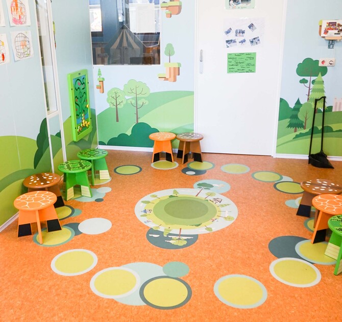 IKC inrichting speelhoek voor kinderen bij kinderopvang Parelbosch in Eindhoven