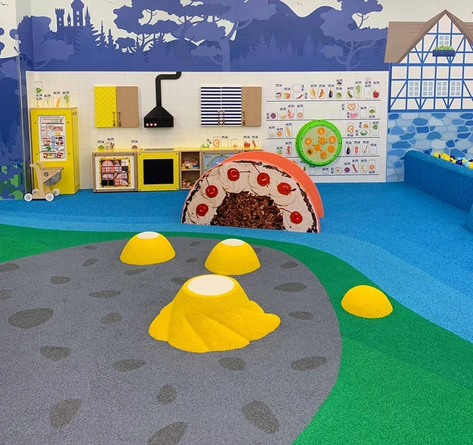 IKC grote speelruimte kinderhoek bij groothandel METRO China in Beijing