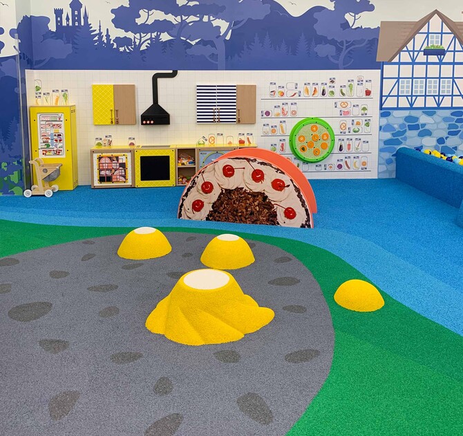 IKC grote speelruimte kinderhoek bij groothandel METRO China in Beijing