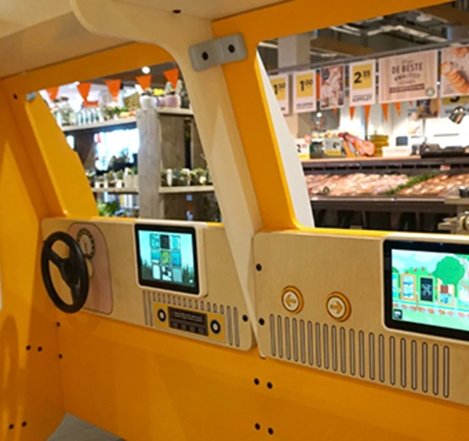 Jumbo supermarkt speelhoek voor kinderen