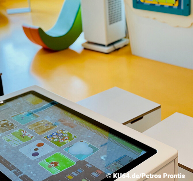 Interactieve speeltafel voor een leuke wachtruimte