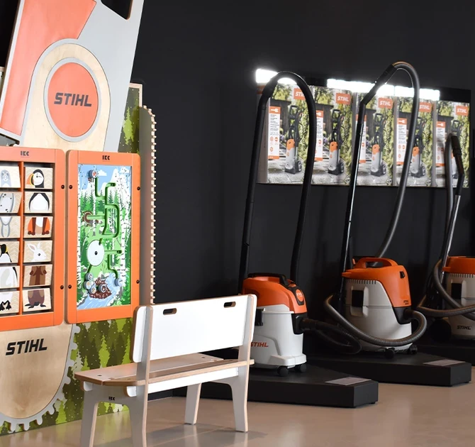 custom kinderhoek in retail 