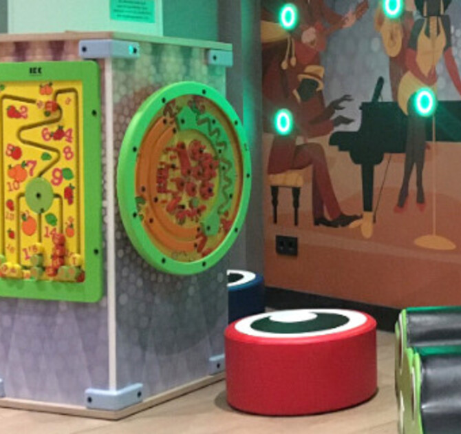 speelsysteem vrijstaand voor 4 spelers custom draaiend wandspel