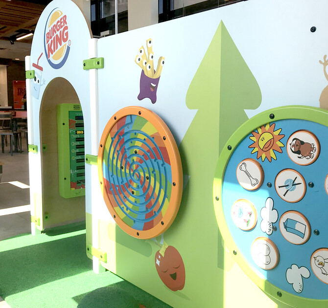 Burger King speelhuisje voor kinderen