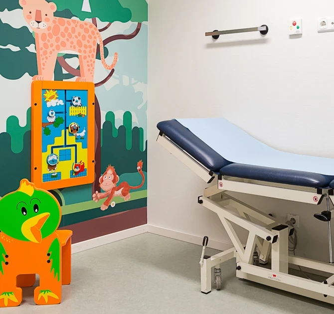 kinderspeelhoek in spreekkamer