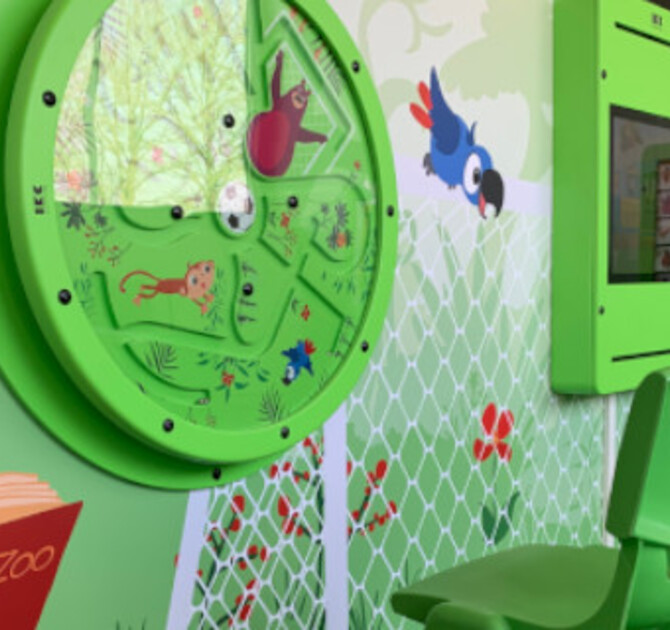 spelcomputer in een voetbalkantine voor extra speelplezier