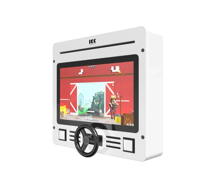 Interactief speelsysteem met stuur voor een extra beleving met meerdere spellen