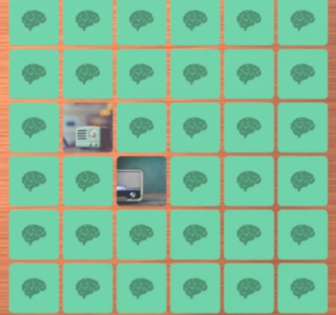 memory met plaatjes van vroeger