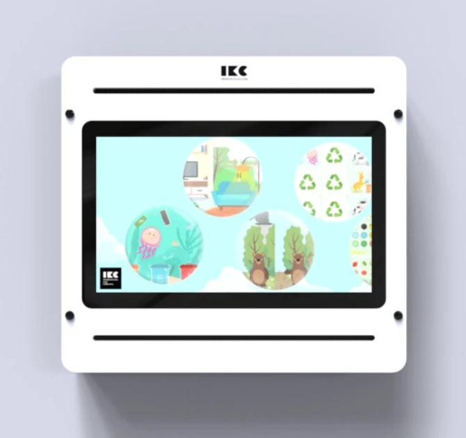 spelcomputer met nieuwste software die milieubewustzijn stimuleert