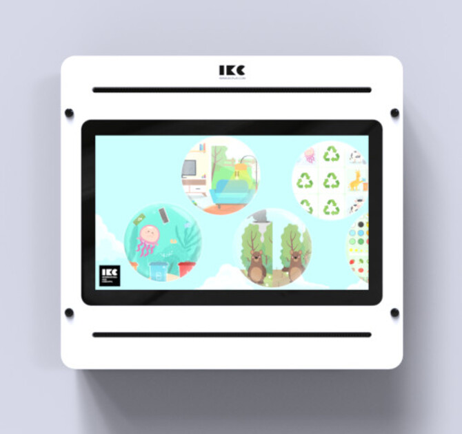 spelcomputer met nieuwste software die milieubewustzijn stimuleert