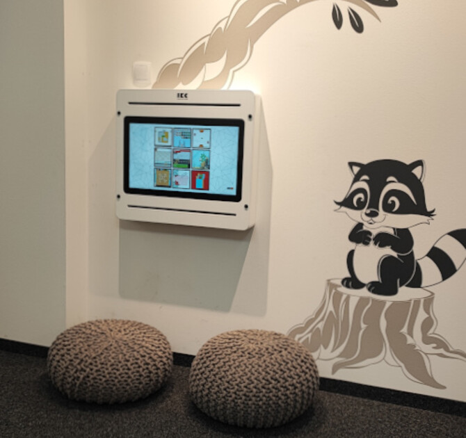 Interactief speelsysteem in een kinderspeelhoek in retail | IKC play