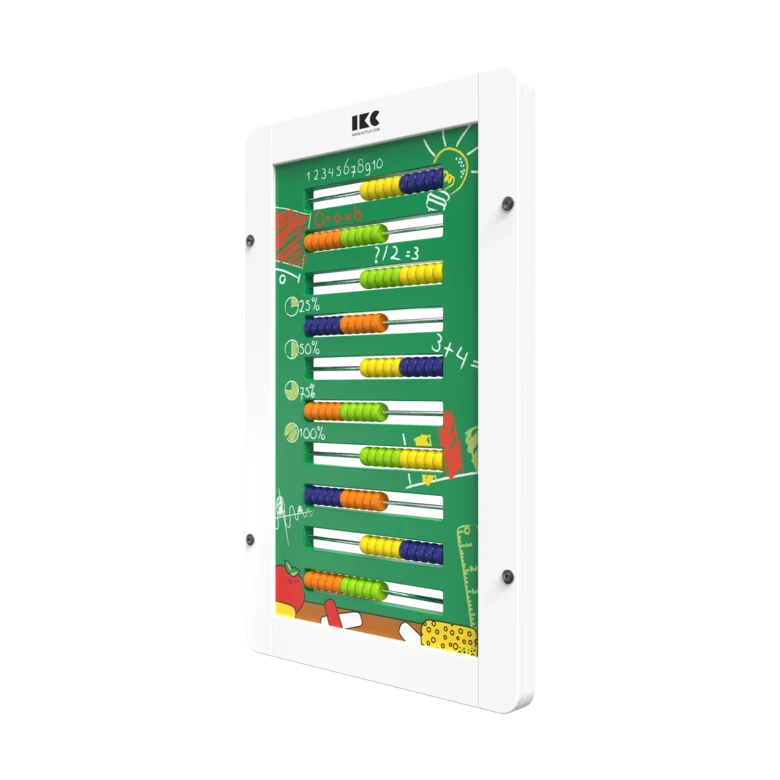 leren rekenen met dit wandspel rekenmachine | IKC Wandspellen muurspellen