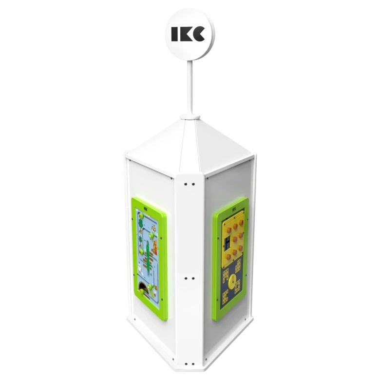 Speeltoren voor een kinderhoek met meerdere spellen  | IKC speelsystemen