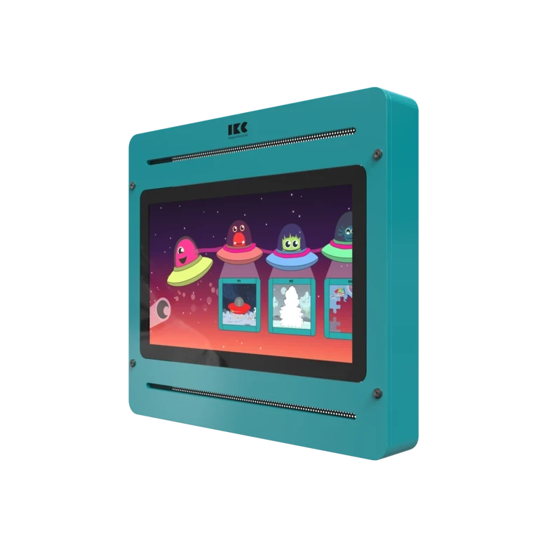 Op deze afbeelding staat een interactief speelsysteem Delta 21 inch Monster