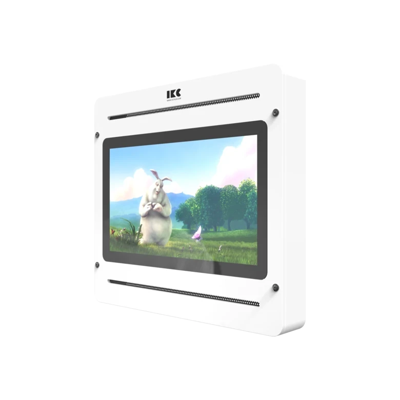 Op deze afbeelding staat een interactief speelsysteem Delta 21 inch TV