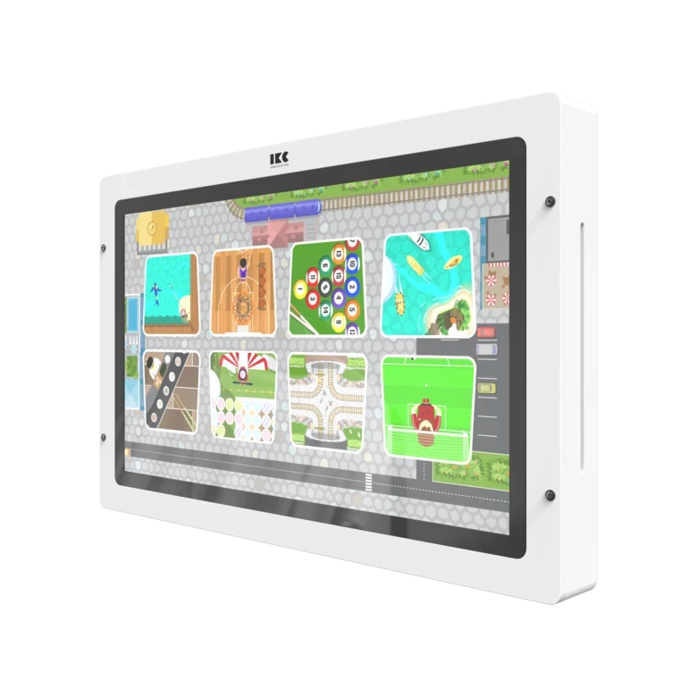 Op deze afbeelding staat een interactief speelsysteem Delta 43 inch