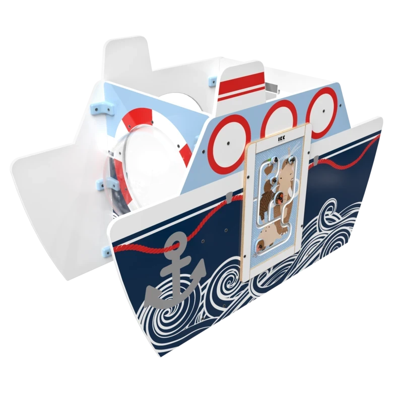 Het speelsysteem All Aboard is een vrijstaand element voor in een kinderhoek | IKC Speelsystemen