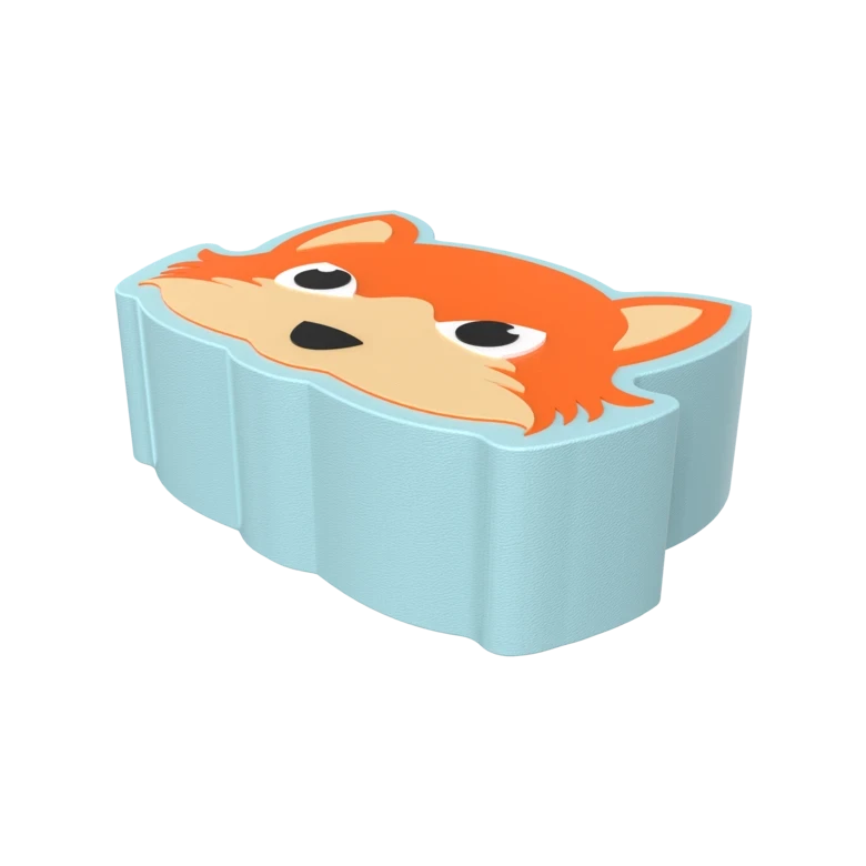 De Softplay Evy is een handgemaakt zacht zitmeubel voor uw kinderhoek