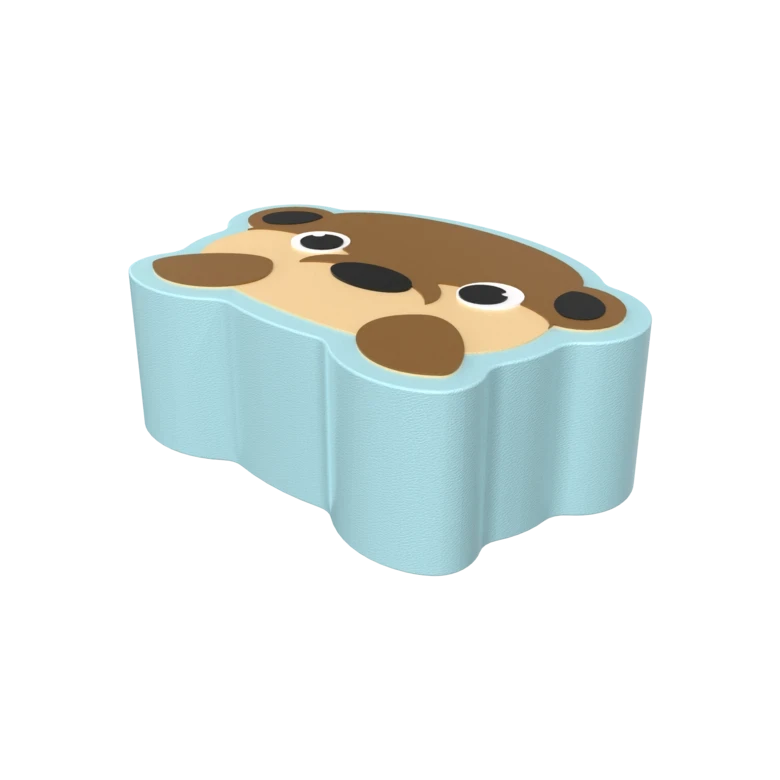 De Softplay Otto is een handgemaakt zacht zitmeubel voor uw kinderhoek