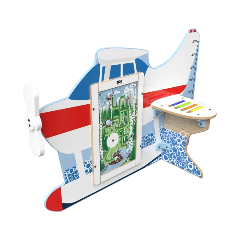 De splash down is een vliegtuig speelsysteem met verschillende speelelementen | IKC speelsysteem kinderhoek