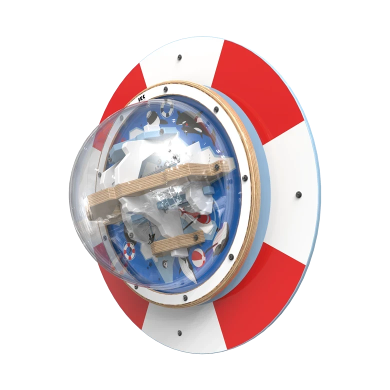 Een wandplaat met de uitstraling van een reddingsband voor uw kinderhoek | IKC Speelsystemen