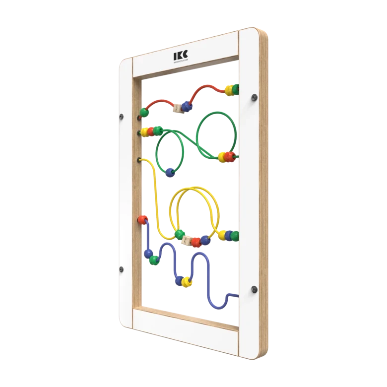 wandspel met kralen voor de fijne motoriek | IKC Wandspellen en muurspellen