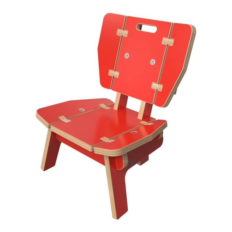 Houten lounge stoel voor kinderen | IKC Kindermeubels