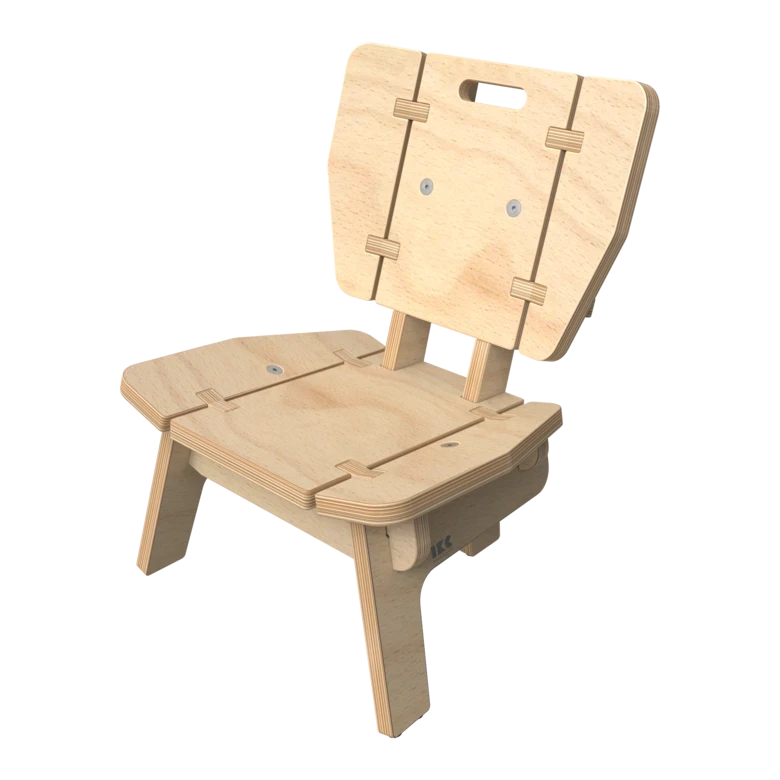 Houten lounge stoel voor kinderen | IKC Kindermeubels