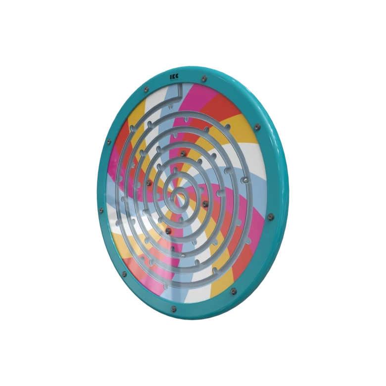 Draai het speelwiel om de ballen te verplaatsen | IKC Wandspellen