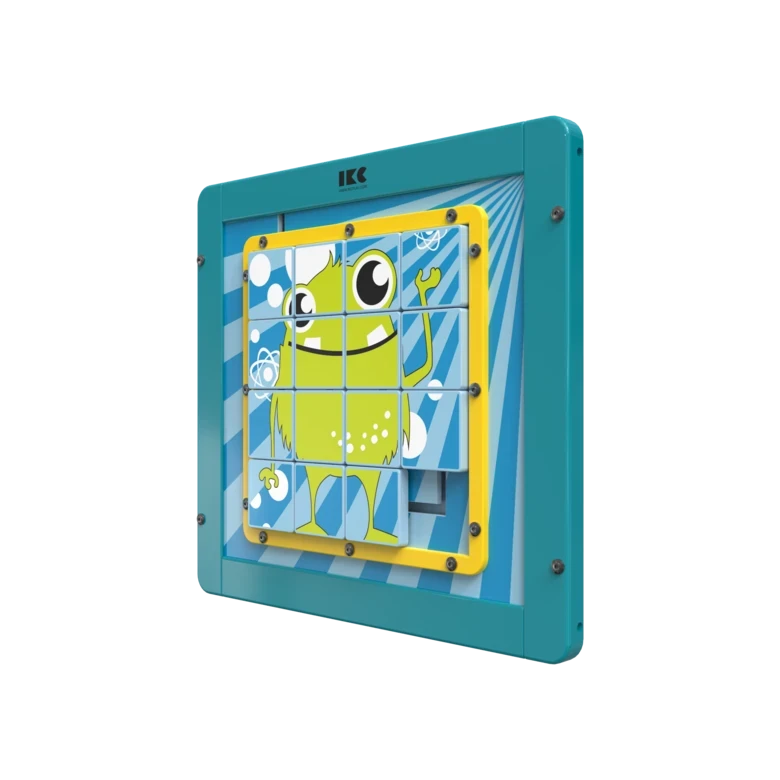 Houten schuifpuzzel |  IKC Wandspellen en muurspellen voor kinderen