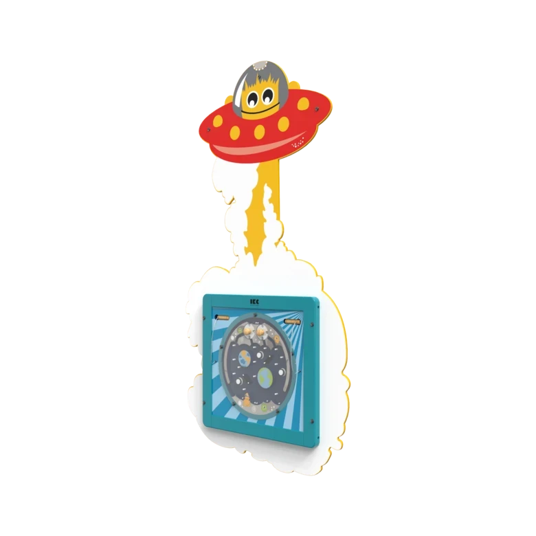 Een wandplaat voor het bevestigen van een wandspel | IKC speelsystemen