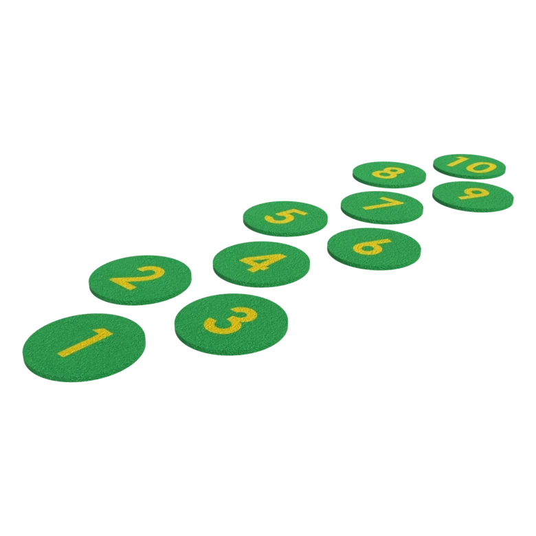 Hinkelbaan van EPDM voor een kinderhoek 