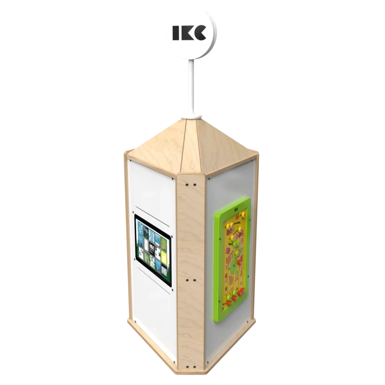 Speeltoren voor een kinderhoek met meerdere spellen interactief  | IKC speelsystemen