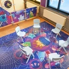 Kinderhoek met een thema voor de kinderopvang