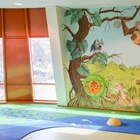 Speelruimte in de centrale hal van de kinderopvang